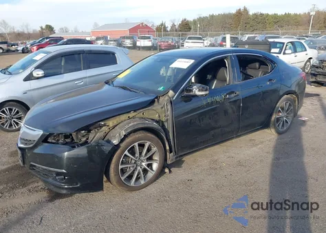 2015 Acura Tlx V6 Advance z USA, uszkodzony, nr VIN 19UUB2F79FA010820